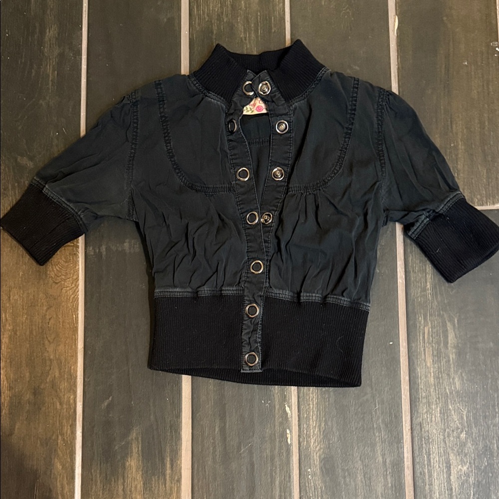 Body Central Black Cropped Jacket